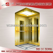 Gold Luxury Hotel Passenger Elevator